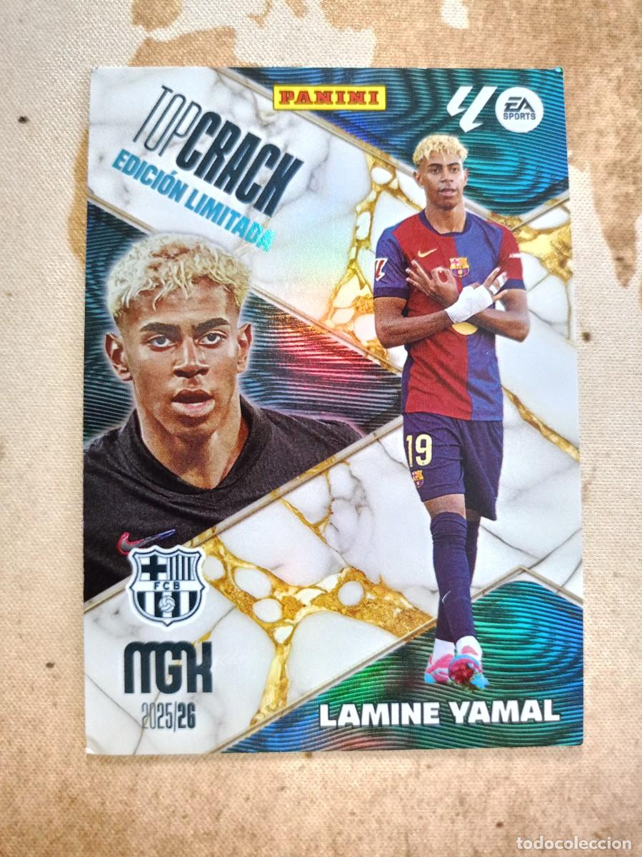 Cromos de F&uacute;tbol: # Top crack Edici&oacute;n Limitada LAMINE YAMAL Megacracks 2025-26