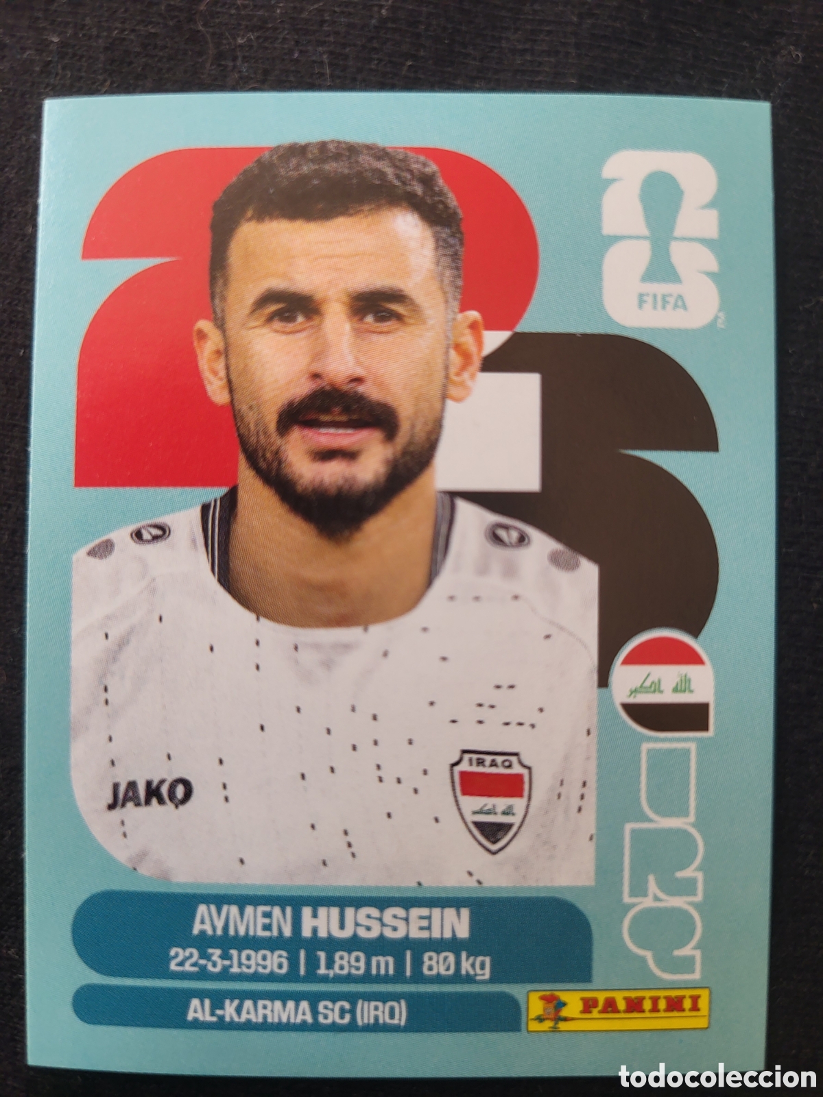 Cromos de F&uacute;tbol: IRQ 19 Aymen Hussein [Sticker] / FIFA World Cup 2026