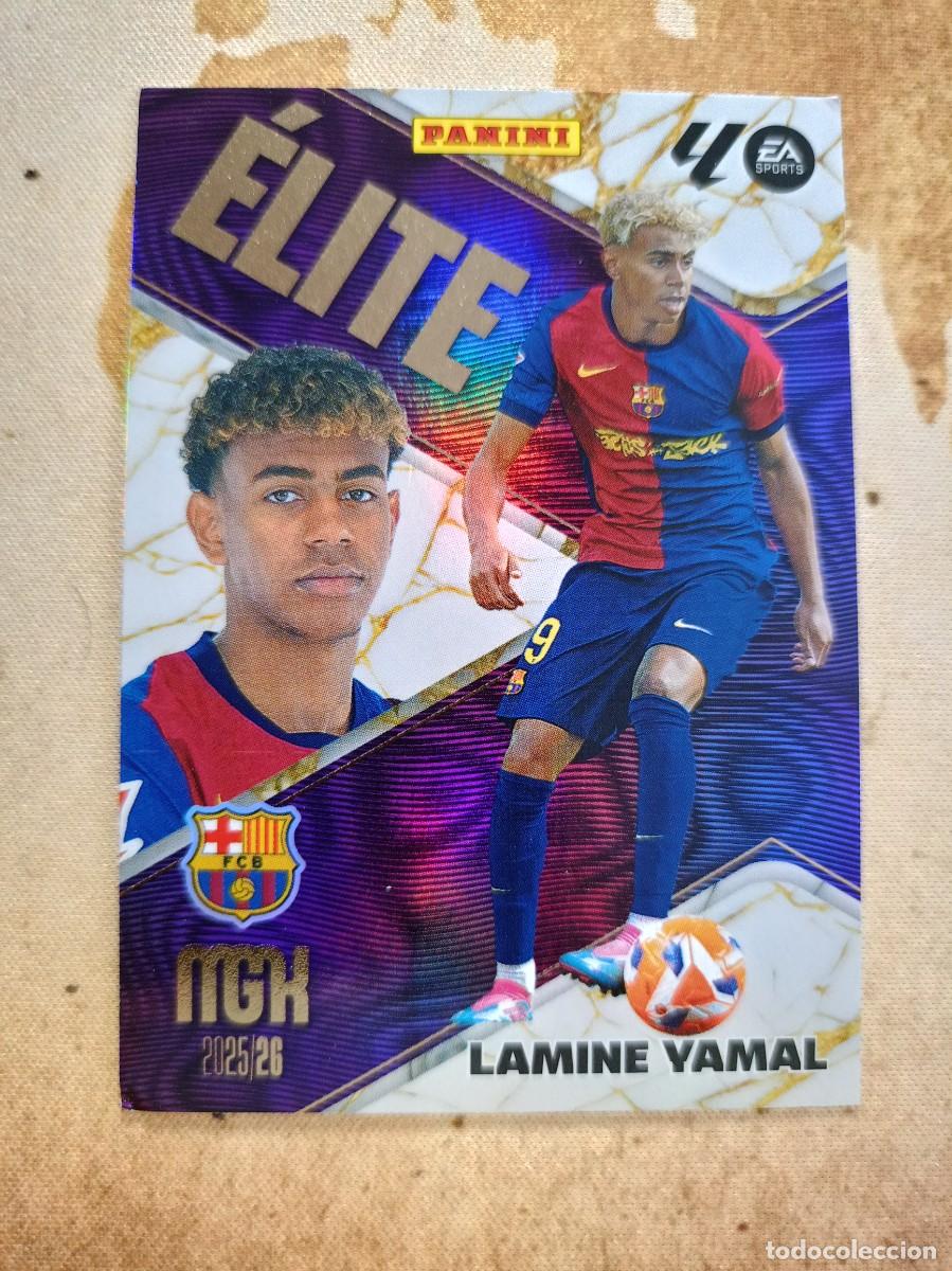 Cromos de F&uacute;tbol: # &Eacute;lite 9 LAMINE YAMAL Megacracks 2025-26