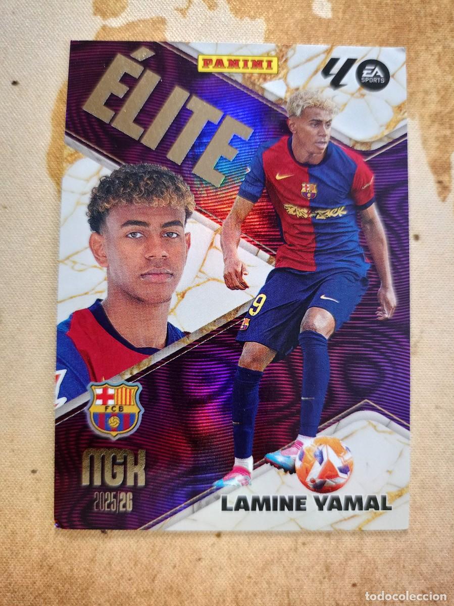 Cromos de F&uacute;tbol: # &Eacute;lite 9 LAMINE YAMAL Megacracks 2025-26
