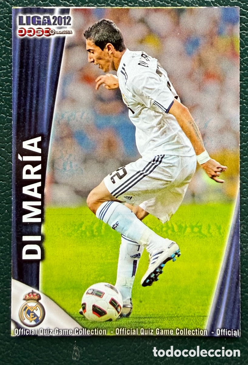 Cromos de F&uacute;tbol: 46 DI MARIA REAL MADRID FICHAS ALBUM MUNDICROMO 2011 2012 11 12