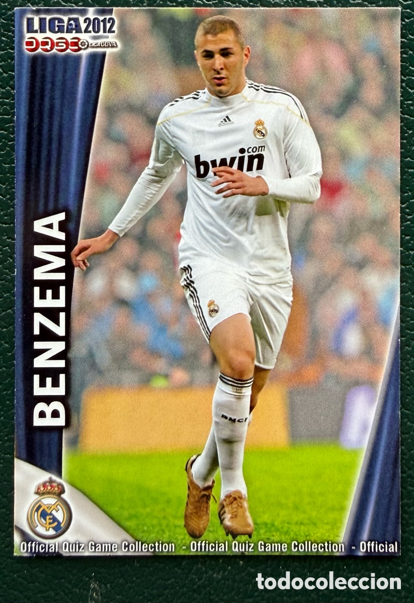 Cromos de F&uacute;tbol: 47 BENZEMA REAL MADRID FICHAS ALBUM MUNDICROMO 2011 2012 11 12