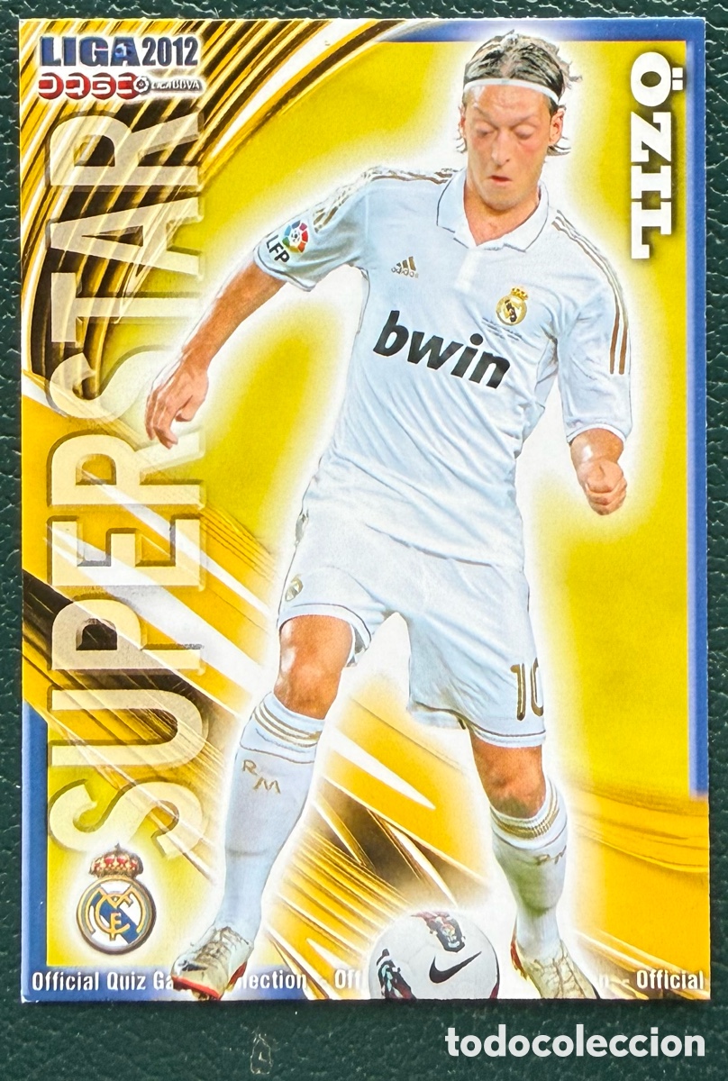 Cromos de F&uacute;tbol: 54 OZIL SUPERSTAR MATE REAL MADRID FICHAS ALBUM MUNDICROMO 2011 2012 11 12