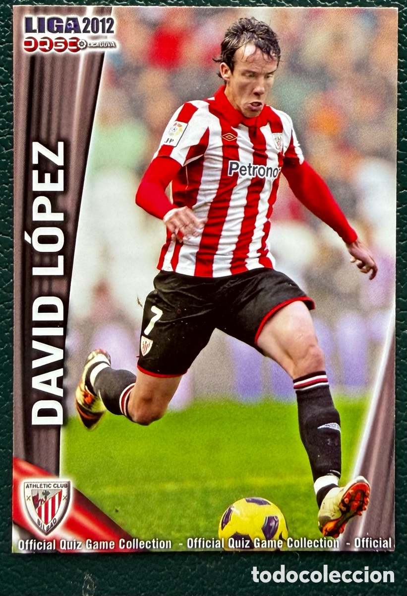 Figurine di Calcio: 147 DAVID LOPEZ ATHLETIC DE BILBAO FICHAS ALBUM MUNDICROMO 2011 2012 11 12