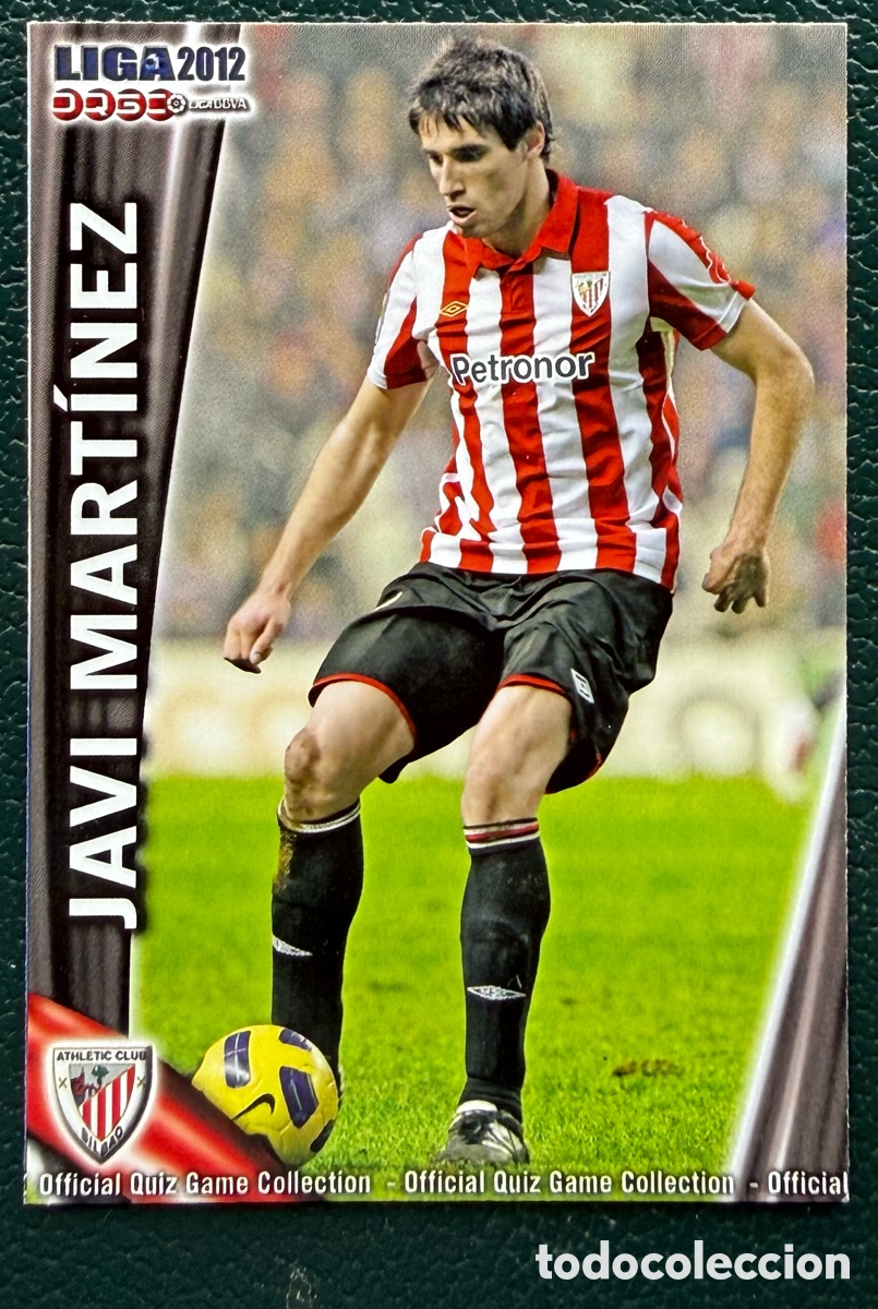 Figurine di Calcio: 152 JAVI MARTINEZ ATHLETIC DE BILBAO FICHAS ALBUM MUNDICROMO 2011 2012 11 12