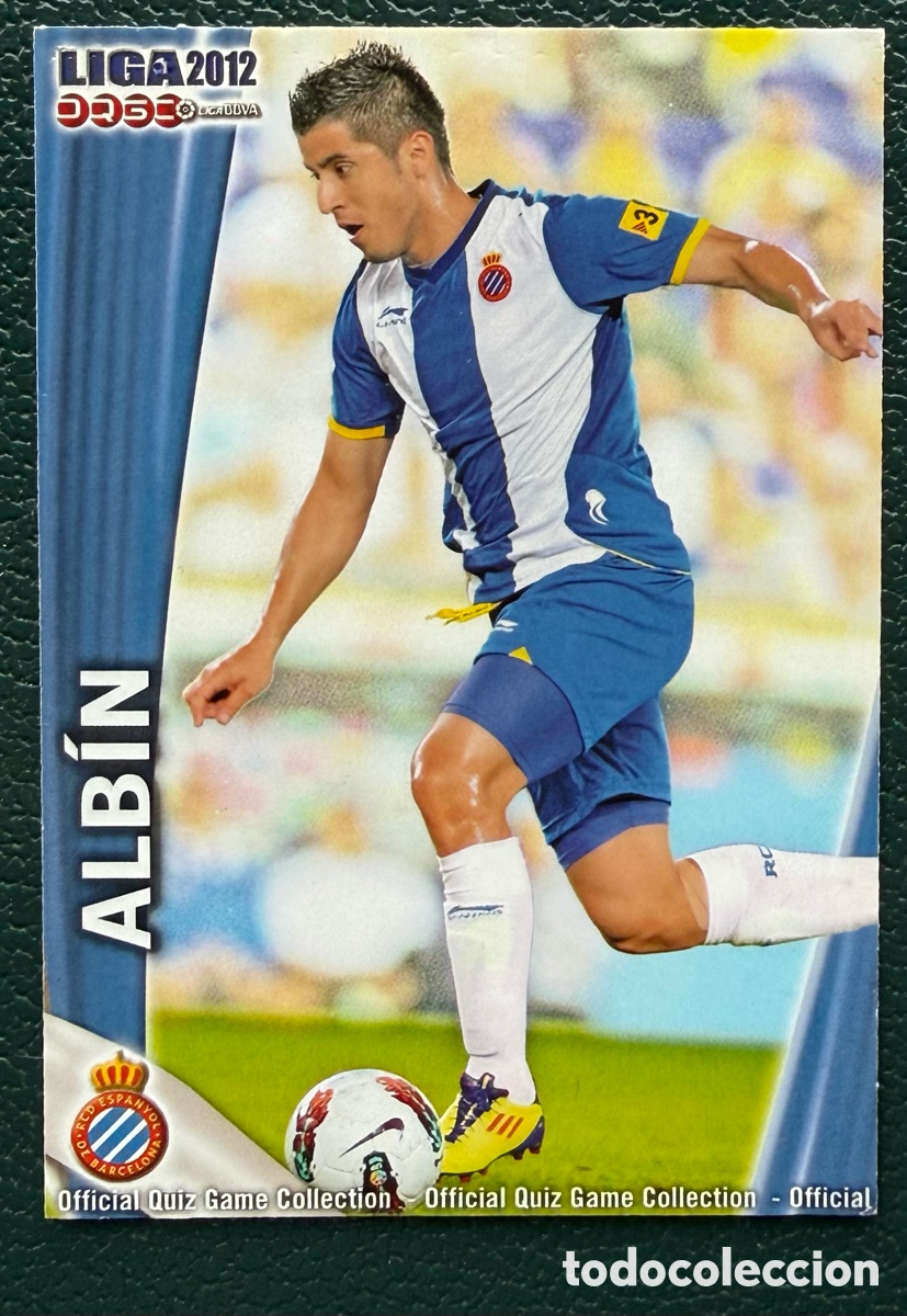 Cromos de F&uacute;tbol: 654 ALBIN RCD ESPANYOL FICHAS ALBUM MUNDICROMO 2011 2012 11 12