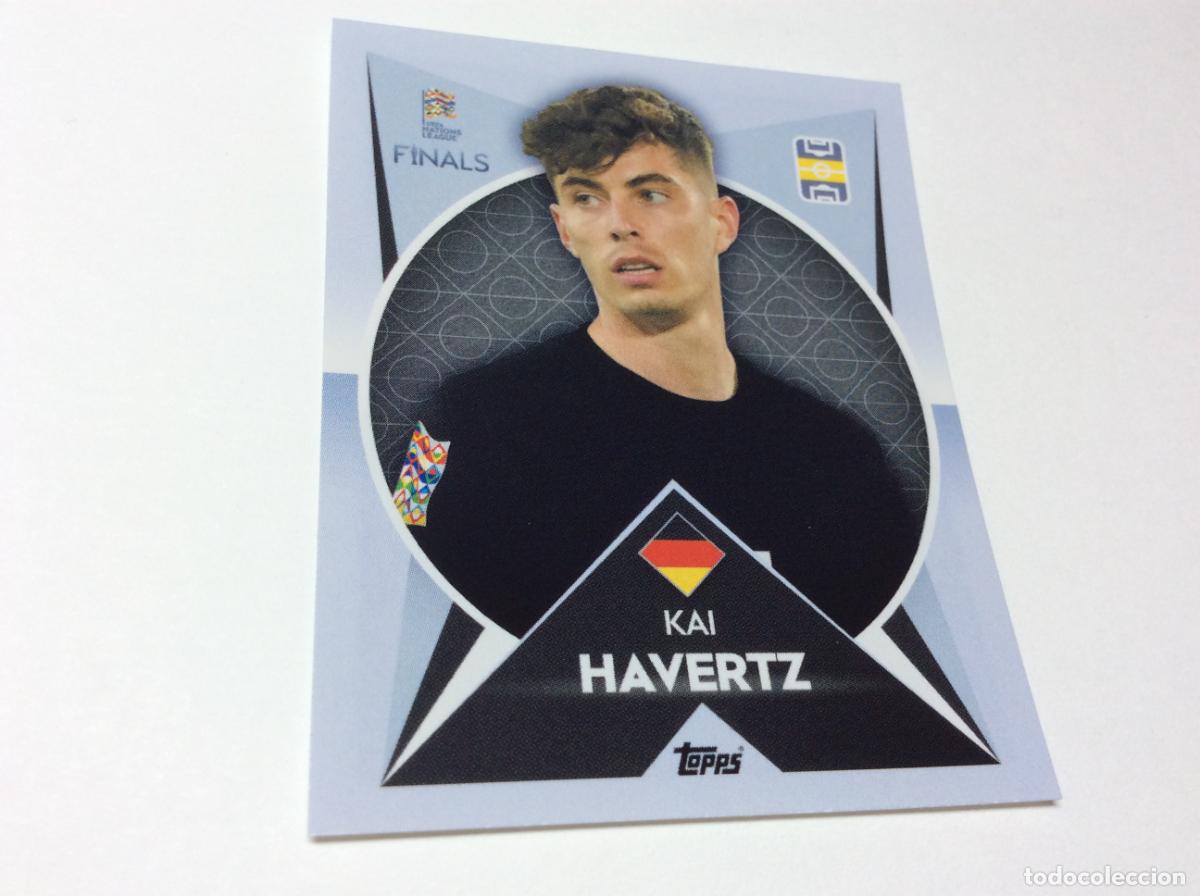 Cromos de F&uacute;tbol: 77 Kai Havertz Cromo Sticker The Road to UEFA Nations League Finals 2022 2023 22 23 Topps