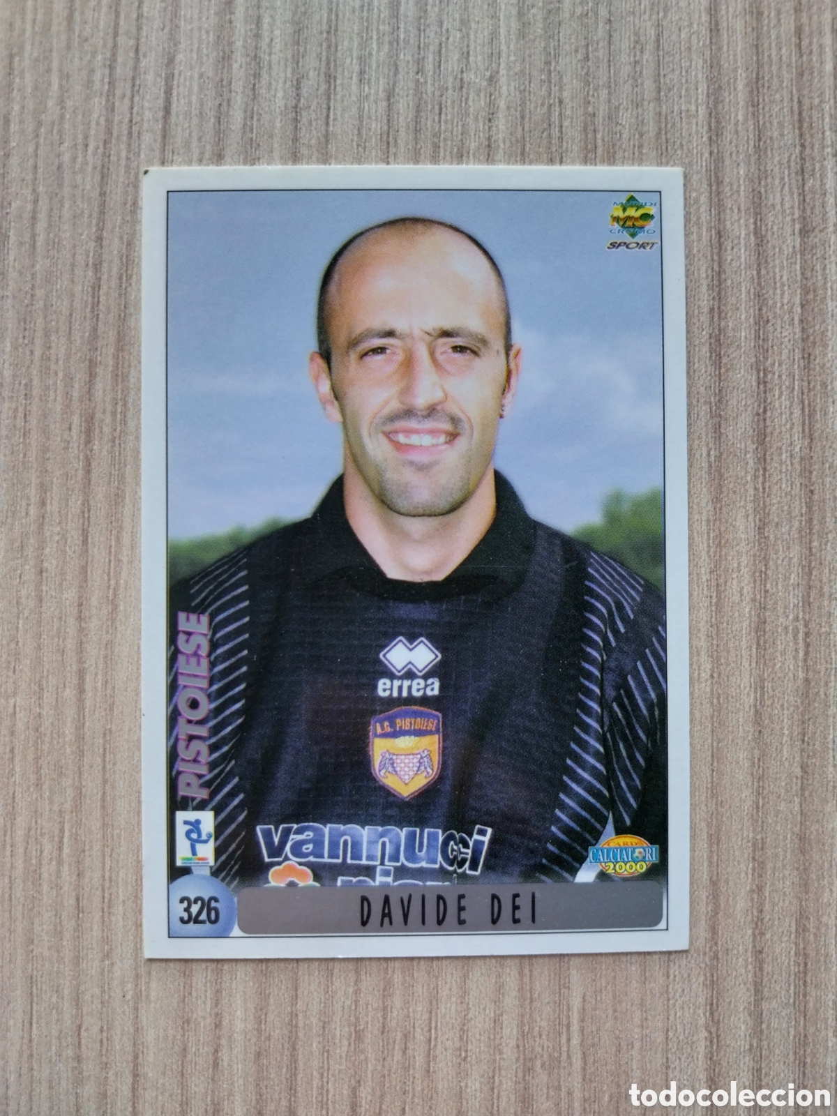 Cromos de F&uacute;tbol: DAVIDE DEI CLAUDIO FERRARESE N&deg; 326 CALCIATORI 1999 2000 99 00 PISTOIESE MUNDICROMO ITALIA F&Uacute;TBOL