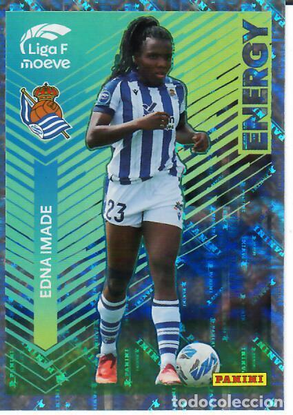 Figurine di Calcio: CROMO PANINI LIGA FEMENINA F 2025-26 (25 - 26) - ENERGY N&ordm; 337 - EDNA IMADE - R. SOCIEDAD