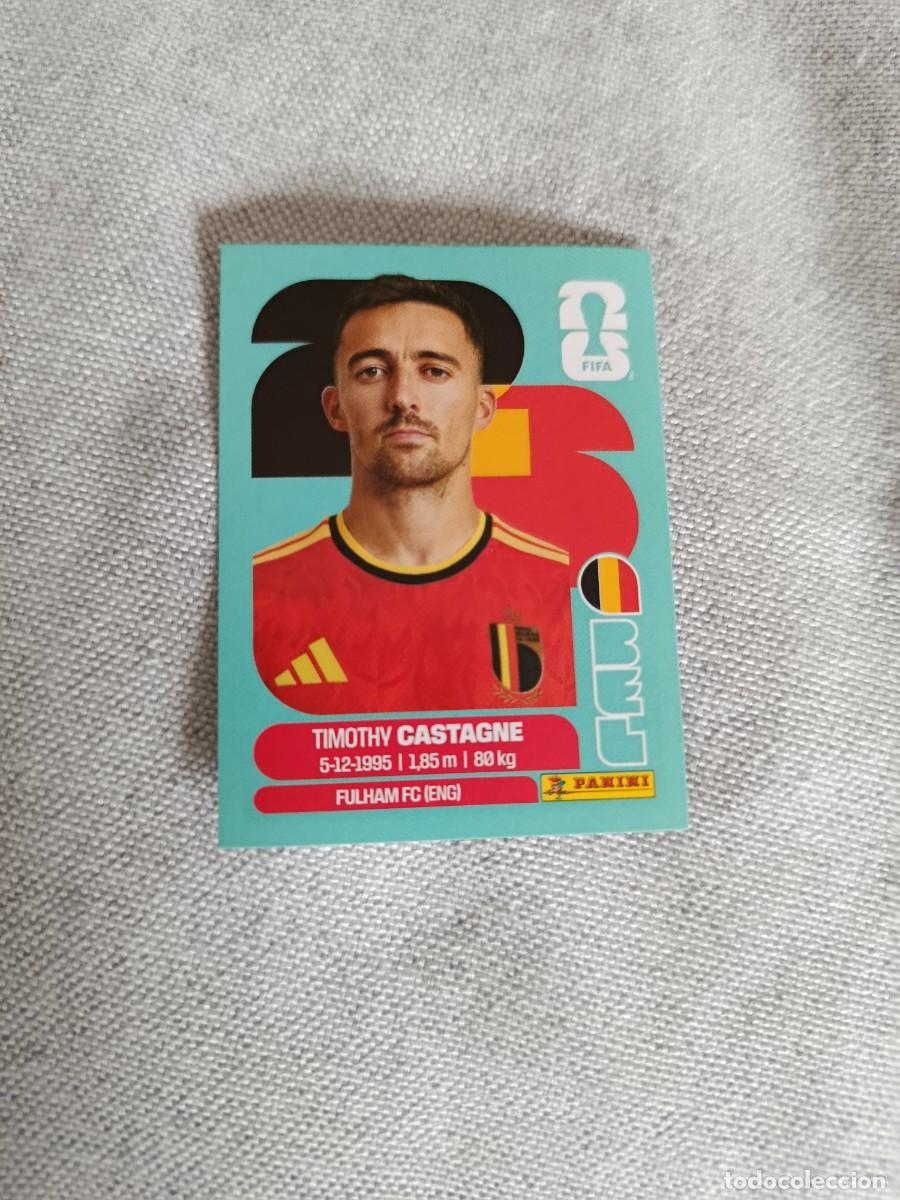 Figurine di Calcio: Panini Mundial 2026 Estados Unidos-Mexico. 4- Castagne. B&eacute;lgica. Nunca pegado.