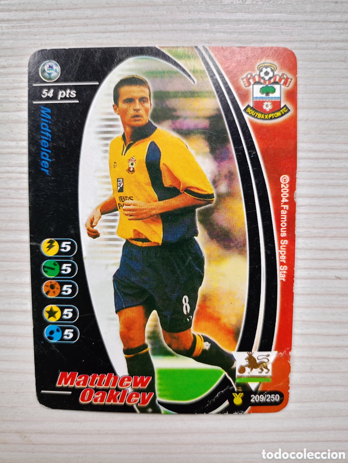 Figurine di Calcio: FAMOUS SUPER STAR-SUPERSTAR MATTHEW OAKLEV (SOUTHAMPTON) LIGA INGLESA-PREMIER LEAGUE
