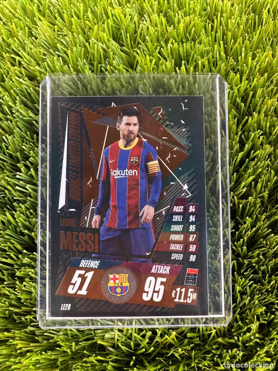 Figurine di Calcio: N&ordm; LE2 Lionel Messi Limited Edition Bronze FC Barcelona Match Attax 20 21
