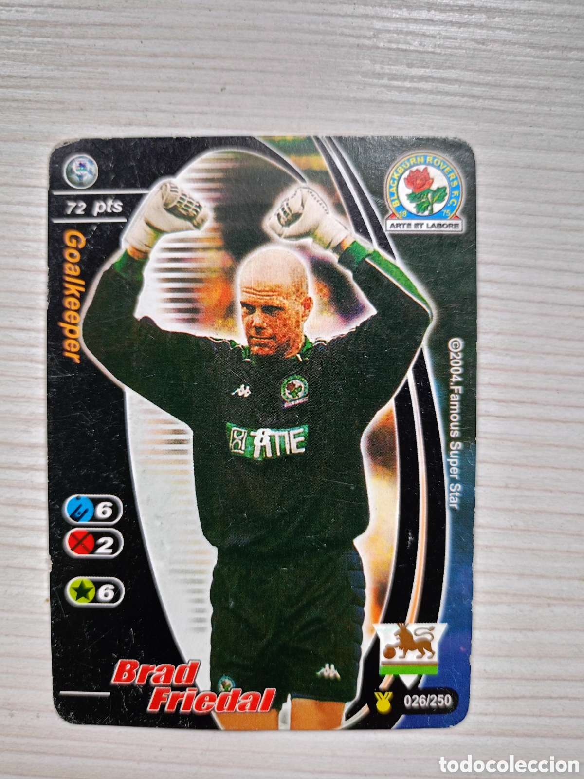 Cromos de Futebol: FAMOUS SUPER STAR-SUPERSTAR BRAD FRIEDAL (BLACKBURN ROVERS) LIGA INGLESA-PREMIER LEAGUE
