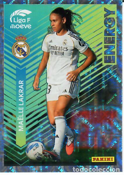 Fu&szlig;ball-Sticker: CROMO PANINI LIGA FEMENINA F 2025-26 (25 - 26) - ENERGY N&ordm; 346 - MA&Euml;LLE LAKRAR - REAL MADRID