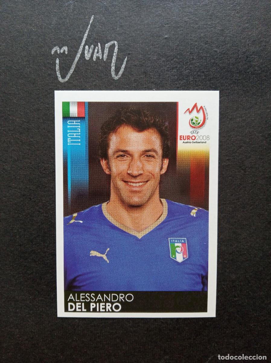 Figurine di Calcio: N&ordm; 303 DEL PIERO ITALIA JUVENTUS ITALY ⚽ PANINI &reg; UEFA EURO 2008 EUROCOPA 08 SIN PEGAR NUEVO