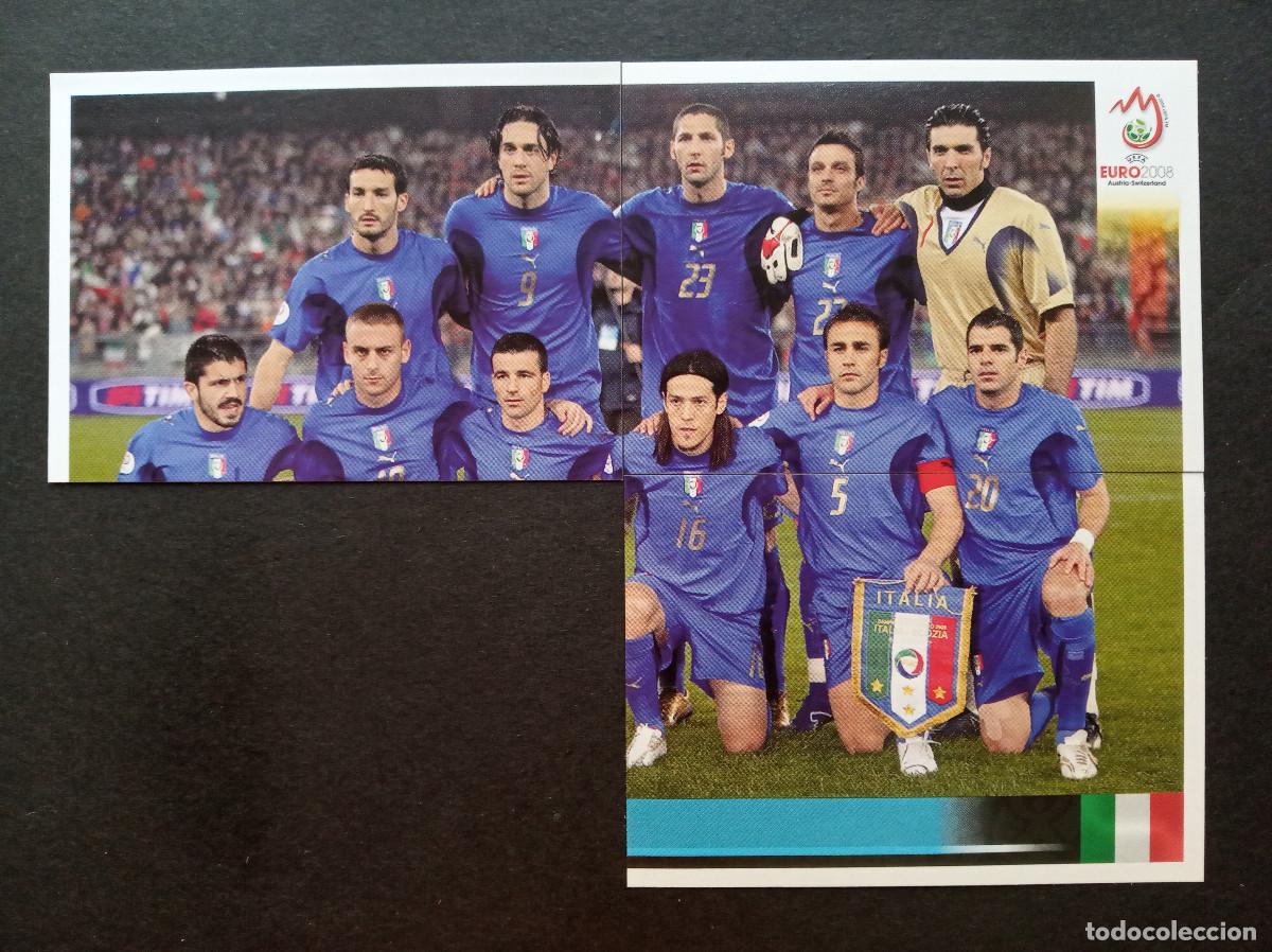 Cromos de Futebol: N&ordm; 281 - 282 - 284 ALINEACION ITALIA CANNAVARO BUFFON ⚽ PANINI&reg; UEFA EURO 2008 EUROCOPA 08 SIN PEGAR