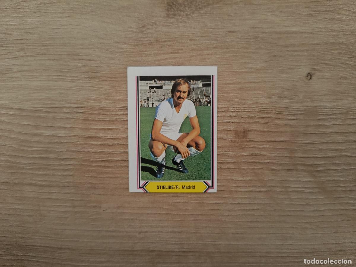 Fu&szlig;ball-Sticker: CROMO DE FUTBOL LIGA ESTE STIELIKE REAL MADRID SIN PEGAR NUNCA PEGADO 80 81 1980 1981 D526