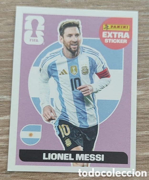 Fu&szlig;ball-Sticker: LIONEL MESSI ARGENTINA ARG EXTRA STICKER MUNDIAL F&Uacute;TBOL 2026 FIFA WORLD CUP PANINI SIN PEGAR