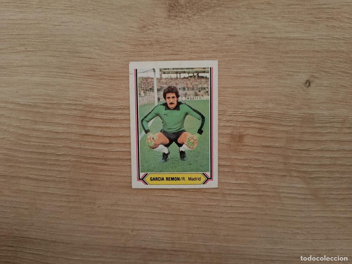 Fu&szlig;ball-Sticker: CROMO DE FUTBOL LIGA ESTE GARCIA REMON REAL MADRID SIN PEGAR NUNCA PEGADO 80 81 1980 1981 D526