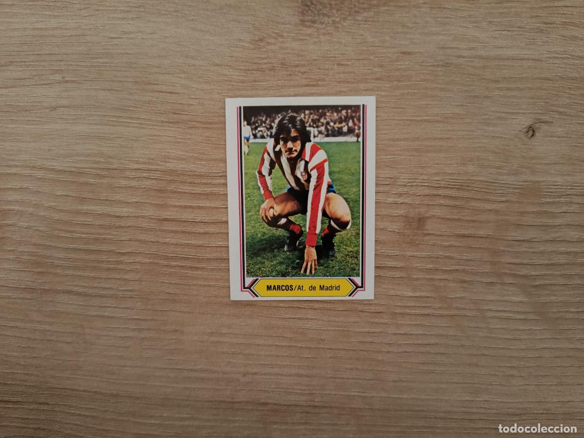 Figurine di Calcio: CROMO DE FUTBOL LIGA ESTE MARCOS ATLETICO MADRID SIN PEGAR NUNCA PEGADO 80 81 1980 1981 D526