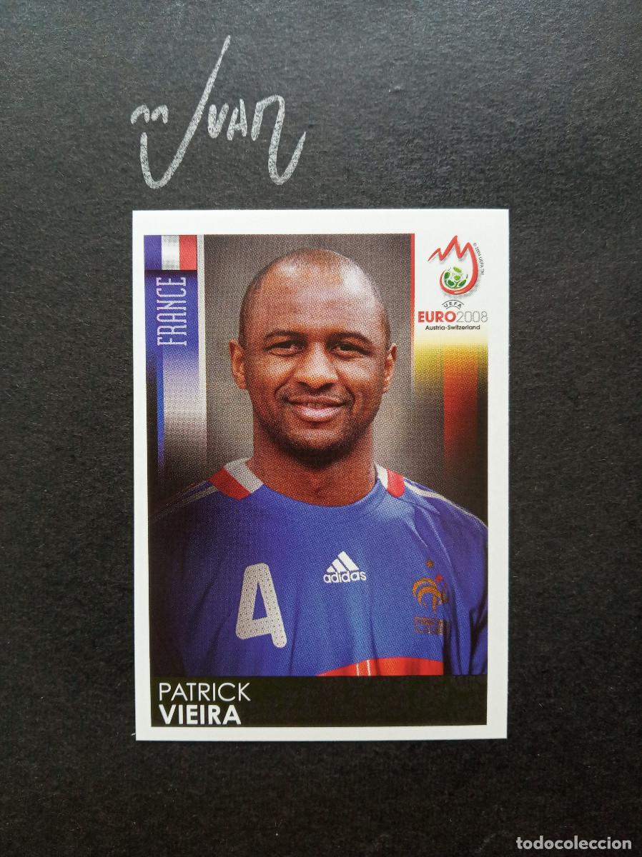 Figurine di Calcio: N&ordm; 347 PATRICK VIEIRA FRANCIA JUVENTUS ARSENAL ⚽ PANINI &reg; UEFA EURO 2008 EUROCOPA 08 SIN PEGAR NUEVO