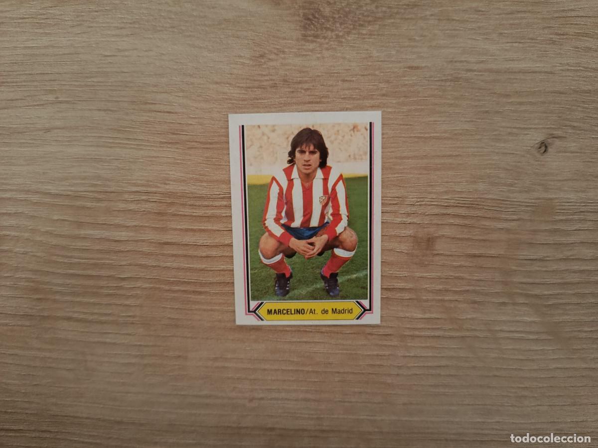 Figurine di Calcio: CROMO DE FUTBOL LIGA ESTE MARCELINO ATLETICO MADRID SIN PEGAR NUNCA PEGADO 80 81 1980 1981 D526