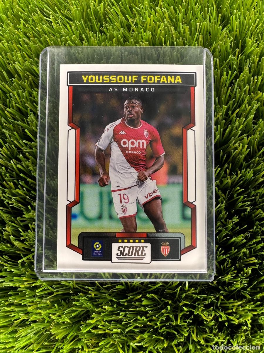 Cartes &agrave; collectionner de Football: N&ordm; 5 Youssouf Fofana AS M&oacute;naco Panini Score Ligue 1 23 24