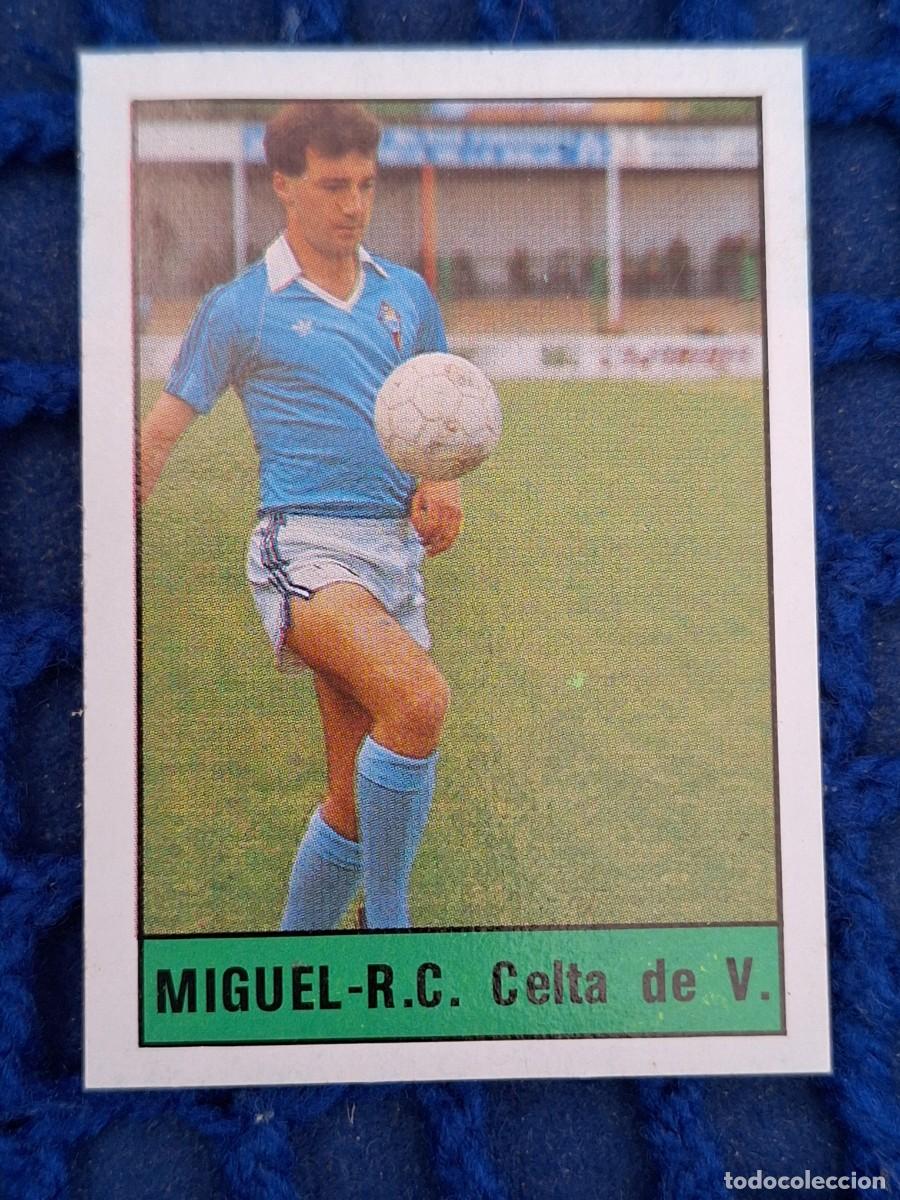 Cromos de F&uacute;tbol: FUTBOL LIGA 85 86 LISEL CELTA DE VIGO MIGUEL casi como nunca pegado