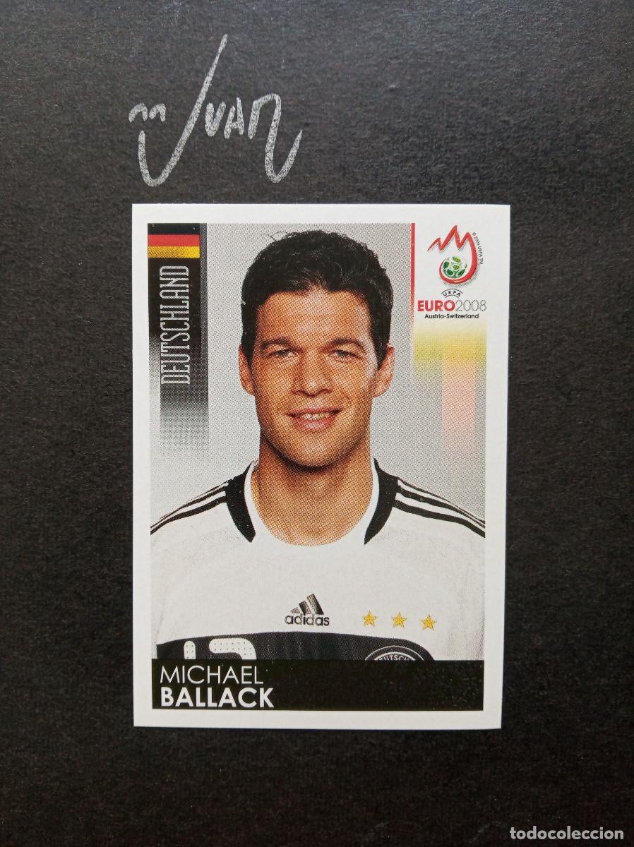 Cromos de F&uacute;tbol: N&ordm; 221 MICHAEL BALLACK ALEMANIA CHELSEA ⚽ PANINI &reg; UEFA EURO 2008 EUROCOPA 08 SIN PEGAR NUEVO
