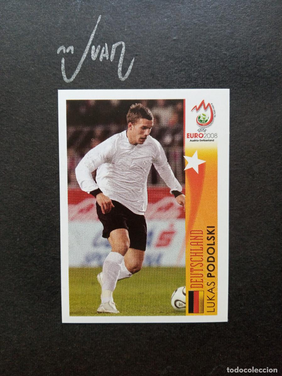 Cromos de F&uacute;tbol: N&ordm; 506 LUCAS PODOLSKI ALEMANIA BAYERN MUNCHEN ⚽ PANINI &reg; UEFA EURO 2008 EUROCOPA 08 SIN PEGAR NUEVO