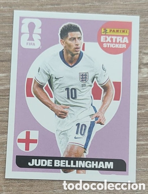 Fu&szlig;ball-Sticker: JUDE BELLINGHAM RM EXTRA STICKER MUNDIAL F&Uacute;TBOL 2026 FIFA WORLD CUP PANINI SIN PEGAR