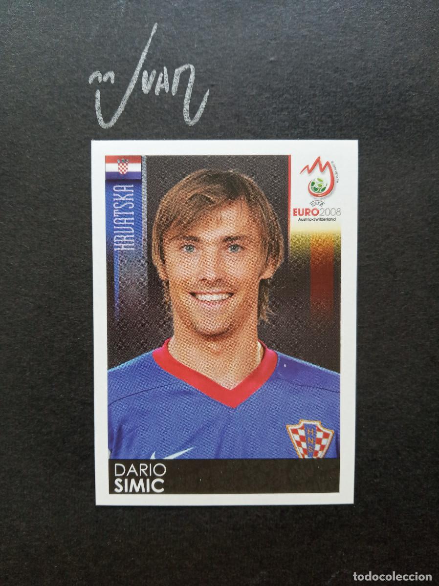 Cromos de Futebol: N&ordm; 184 DARIO SIMIC CROACIA AC MILAN ⚽ PANINI &reg; UEFA EURO 2008 EUROCOPA 08 SIN PEGAR NUEVO