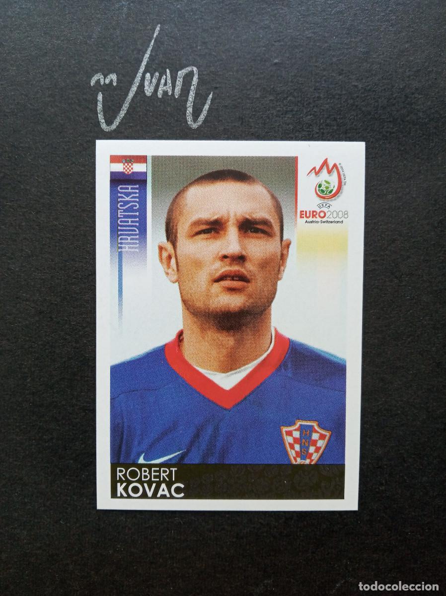 Cromos de Futebol: N&ordm; 186 ROBERT KOVAC CROACIA BORUSSIA DORTMUND ⚽ PANINI &reg; UEFA EURO 2008 EUROCOPA 08 SIN PEGAR NUEVO