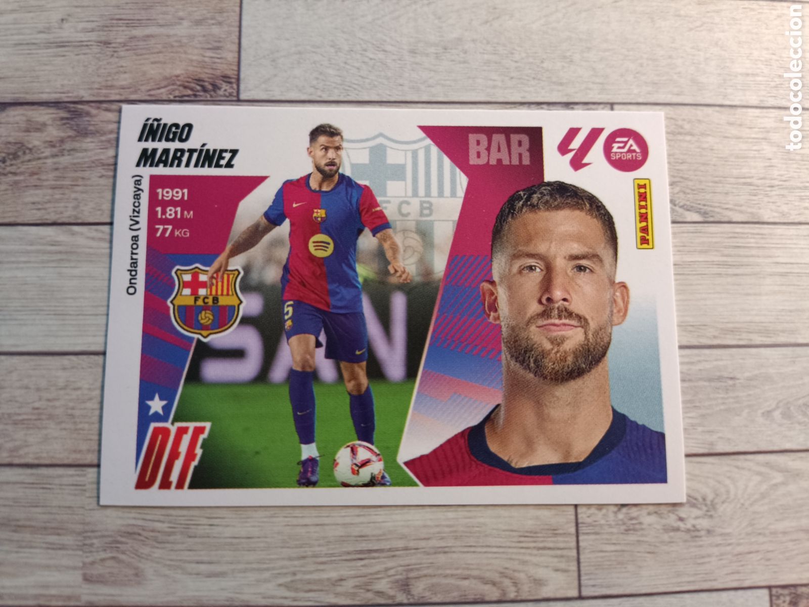 Cromos de Futebol: 7 I&Ntilde;IGO MARTINEZ BARCELONA LIGA ESTE 2025 2026 PANINI 25 26