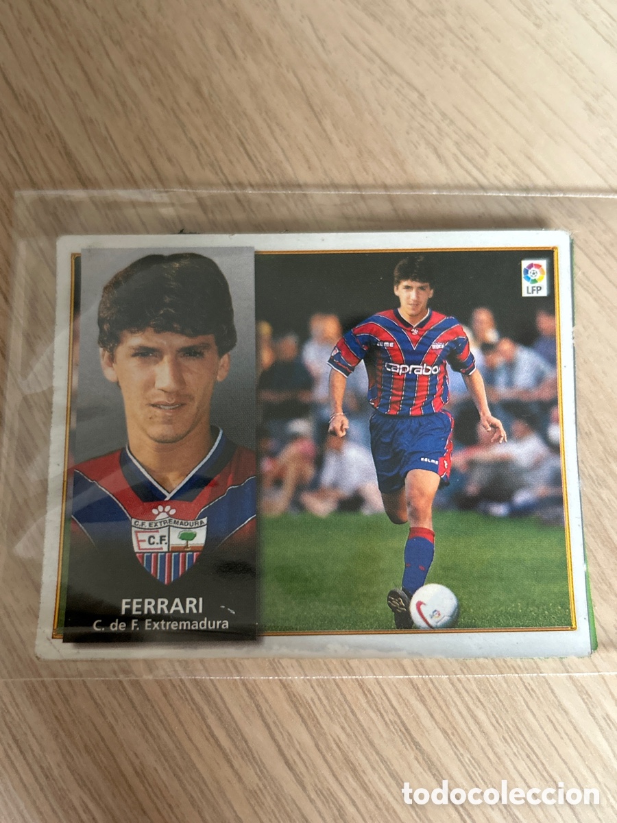 Cromos de F&uacute;tbol: FERRARI EXTREMADURA FICHAJE 31 LIGA ESTE 1998 1999 98 99 despegado