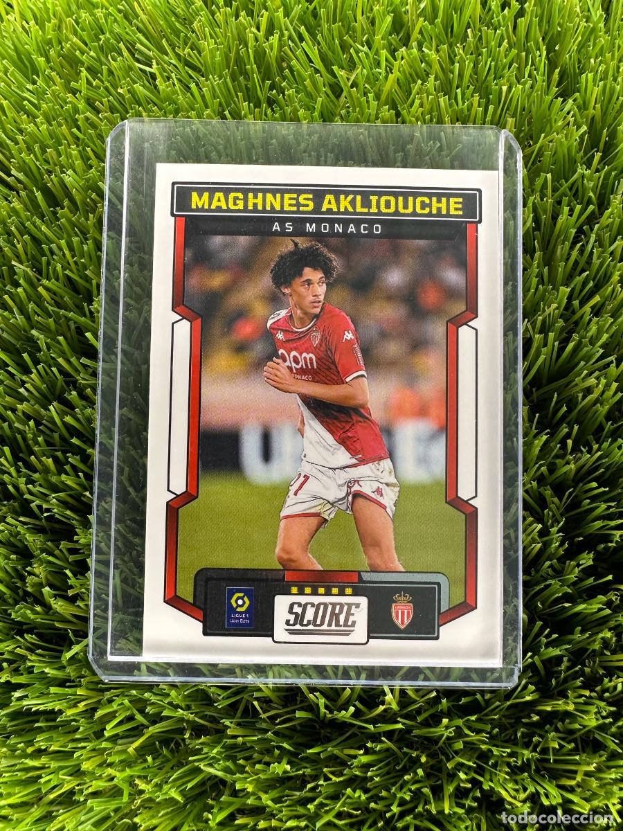 Cromos de F&uacute;tbol: N&ordm; 8 Maghnes Akliouche AS M&oacute;naco Panini Score Ligue 1 23 24