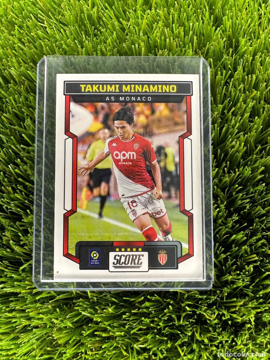 Cromos de F&uacute;tbol: N&ordm; 9 Takumi Minamino AS M&oacute;naco Panini Score Ligue 1 23 24