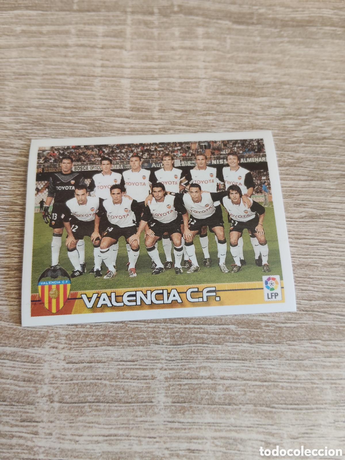 Fu&szlig;ball-Sticker: Panini superliga de estrellas 2003 2004 03 04 366 alineaci&oacute;n Valencia