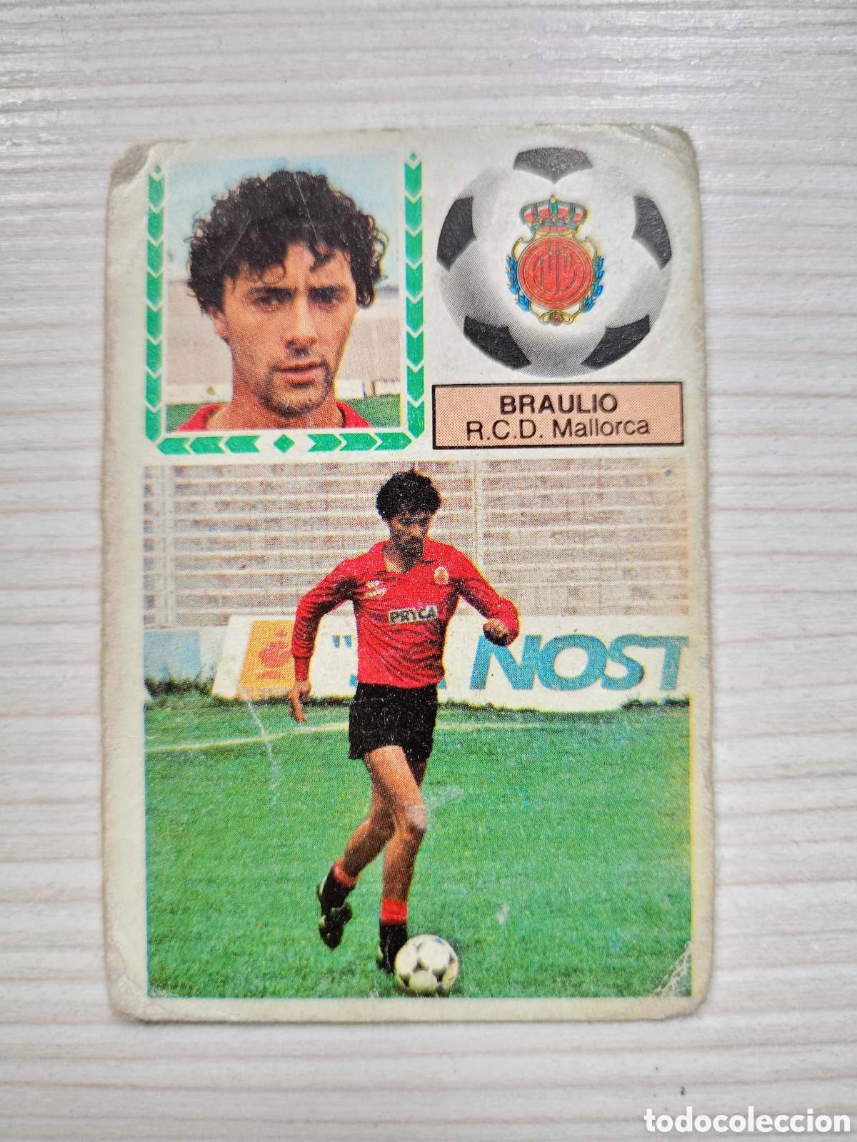Cromos de F&uacute;tbol: Mallorca - Braulio - Ediciones Este Liga 1983-1984, 83-84