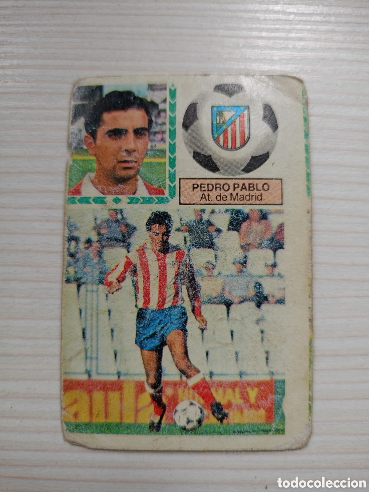 Cromos de F&uacute;tbol: Atletico de Madrid - Pedro Pablo - Ediciones Este Liga 1983-1984, 83-84