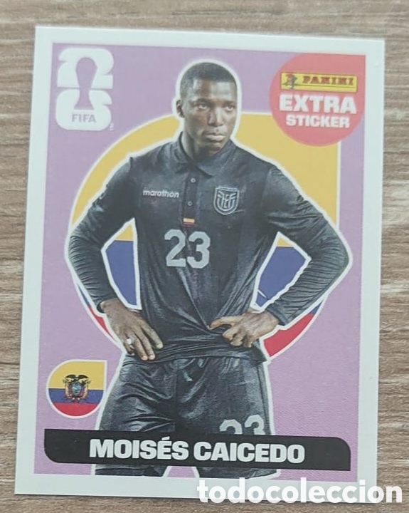 Fu&szlig;ball-Sticker: MOISES CAICEDO ECUADOR EXTRA STICKER MUNDIAL F&Uacute;TBOL 2026 FIFA WORLD CUP PANINI SIN PEGAR