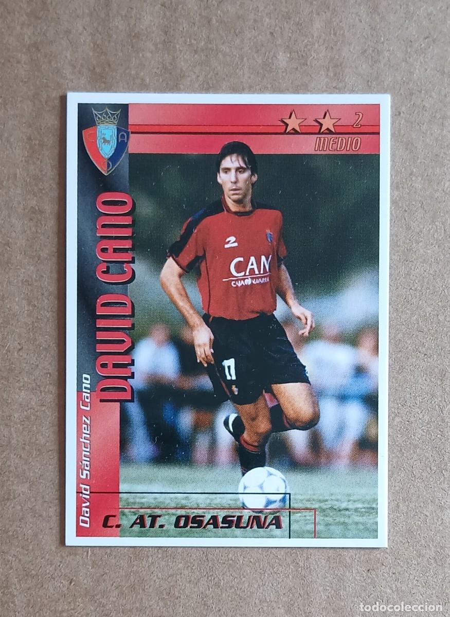 Cartes &agrave; collectionner de Football: CROMO DAVID CANO BAJA OSASUNA F&Uacute;TBOL MATCH TOTAL LIGA 2002-2003 MAGIC BOX INT. Nuevo de sobre.