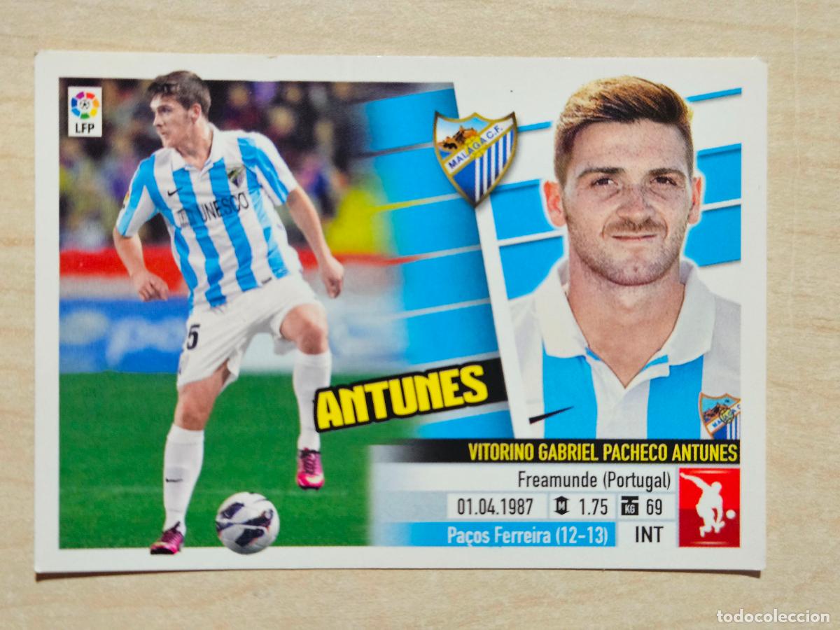 Cartes &agrave; collectionner de Football: CROMO N&ordm; 6B ANTUNES - ESTE 2013 14 - 13 14 - CROMO SIN PEGAR - MALAGA