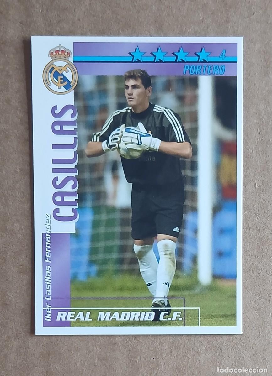 Cromos de Futebol: CROMO DE CASILLAS REAL MADRID F&Uacute;TBOL MATCH TOTAL 2002-2003 MAGIC BOX INT. Nuevo de sobre.
