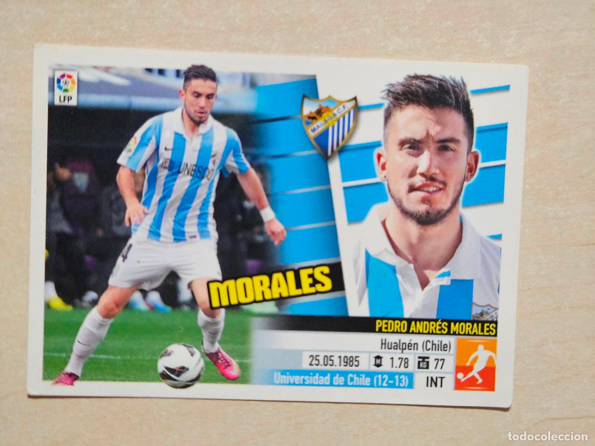 Cromos de Futebol: CROMO N&ordm; 11 MORALES - ESTE 2013 14 - 13 14 - CROMO SIN PEGAR - MALAGA