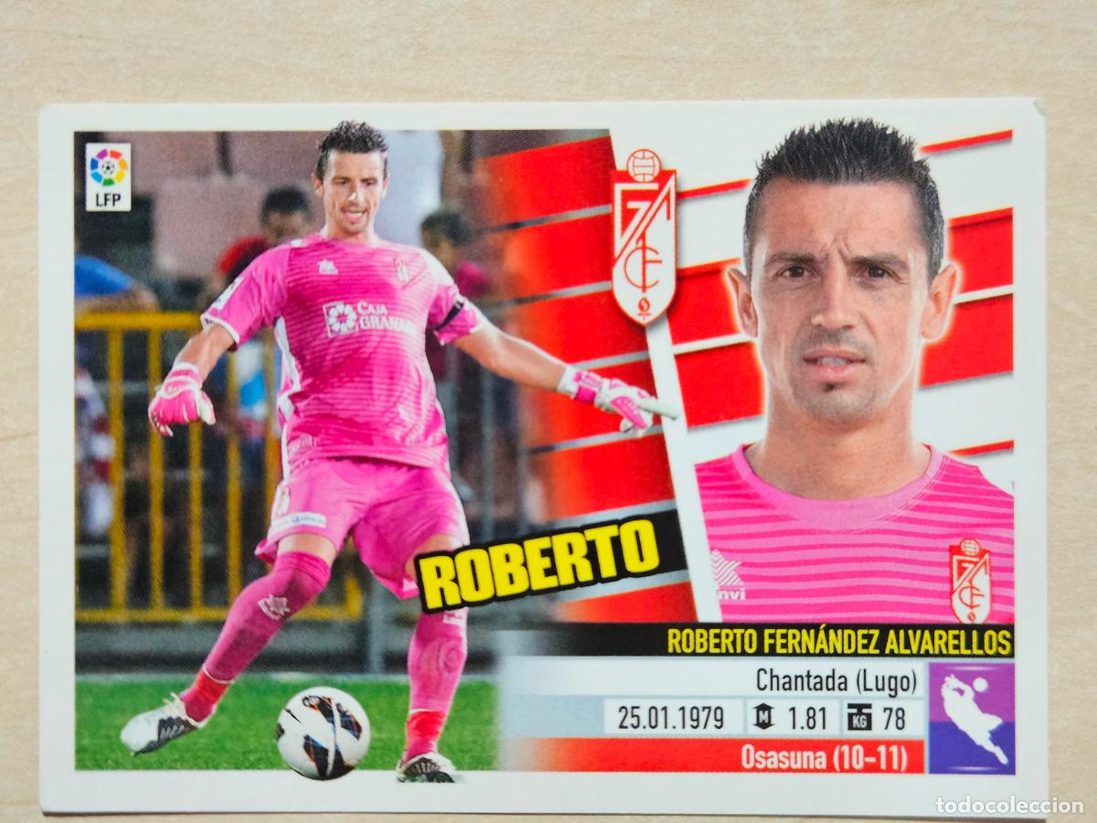 Cartes &agrave; collectionner de Football: CROMO N&ordm; 1 ROBERTO - ESTE 2013 14 - 13 14 - CROMO SIN PEGAR - GRANADA
