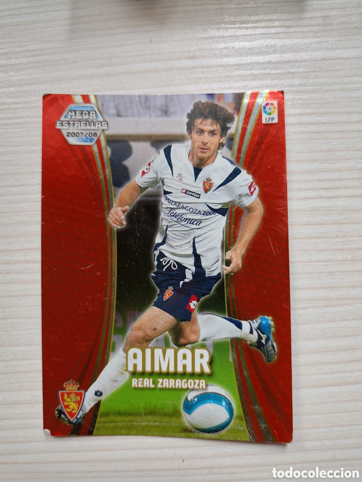 Cromos de Futebol: 375 - AIMAR ZARAGOZA MEGA ESTRELLAS MEGACRACKS 2007 2008