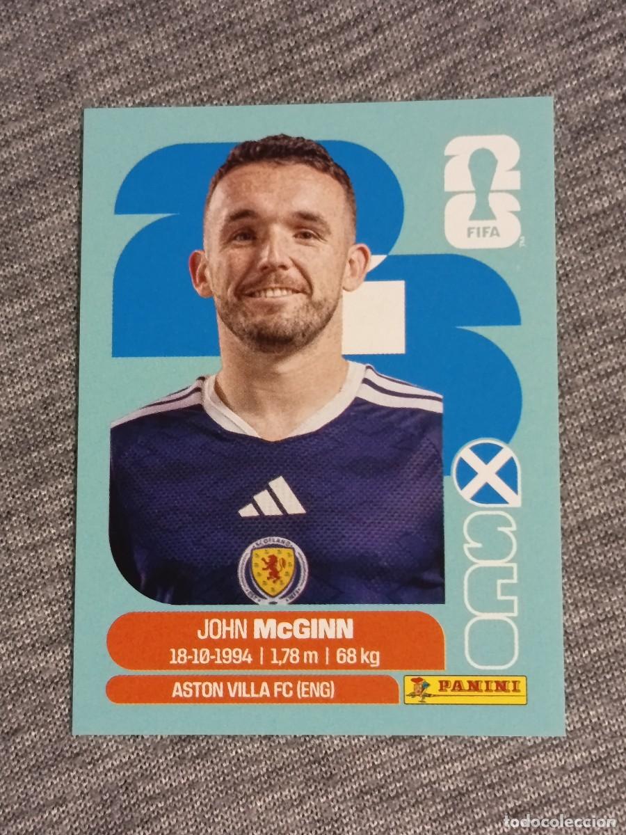 Cartes &agrave; collectionner de Football: McGINN SCO 17 STICKER MUNDIAL 2026 PANINI FIFA WORLD CUP NUEVO