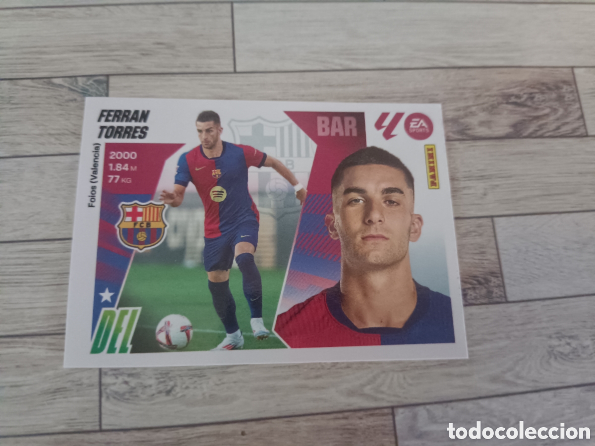 Cromos de F&uacute;tbol: 17 FERRAN TORRES BARCELONA LIGA ESTE 2025 2026 PANINI 25 26