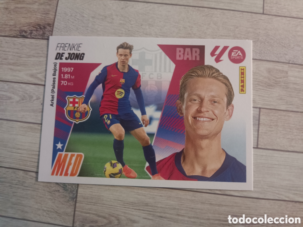 Cromos de F&uacute;tbol: 12 DE JONG BARCELONA LIGA ESTE 2025 2026 PANINI 25 26